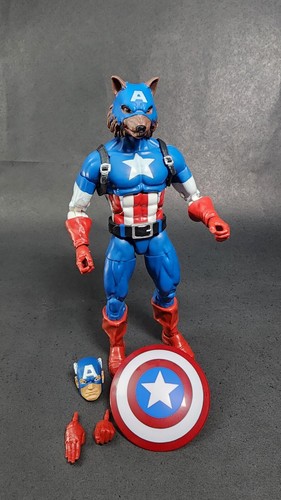 Hasbro Marvel Legends 6" Onslaught BAF Wave Captain America Series Cap Wolf