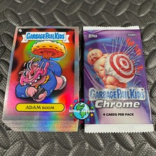 GARBAGE PAIL KIDS CHROME 7 COMPLETE 42-CARD A...
