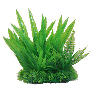Betta Choice 9 inch Green Combi Plastic Plant Aquarium Fish Tank Decoration