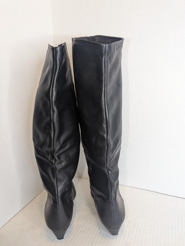 1st Editions Argentina Women's Knee High Paula Black Leather Boots Size 10M - Picture 4 of 7