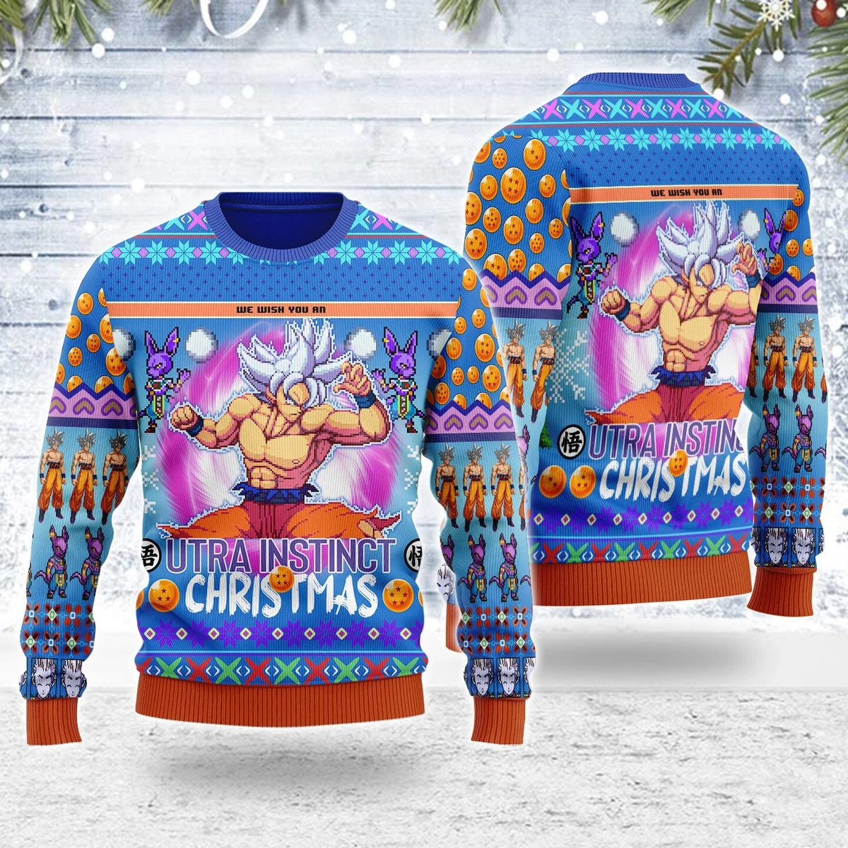 Goku ultra instinct sweater shop
