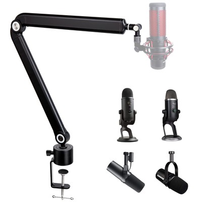 Mikrofonständer Mikrofonarm kompatibel mit HyperX QuadCast 360° drehbarer Mik...