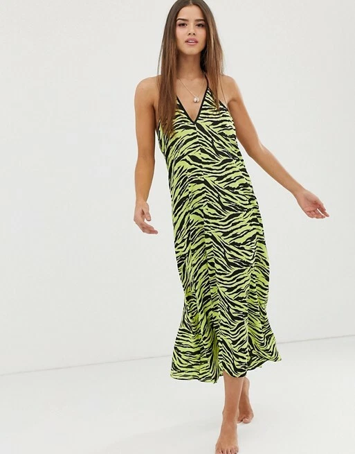 Miss selfridge zebra dress hotsell