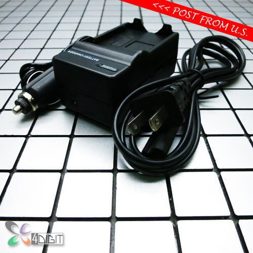 AC Wall Car Battery Charger for Canon BP-819 819D 820 827 827D BP807 BP808 BP828 - Photo 1 sur 6