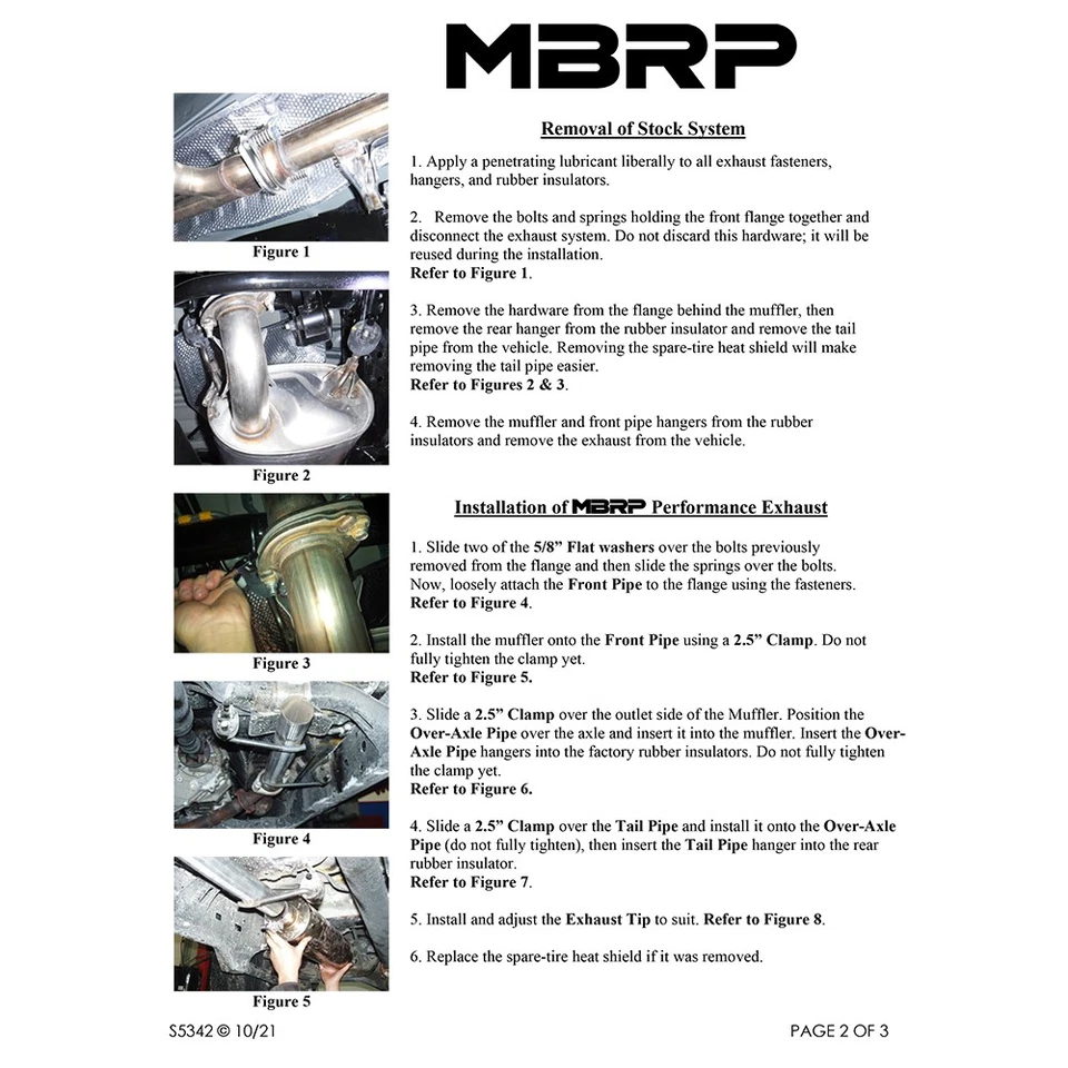 Escape trasero gato acero negro MBRP S5342BLK para Toyota 4Runner 2010-2021 4,0 L V6 Foto 4 de 4