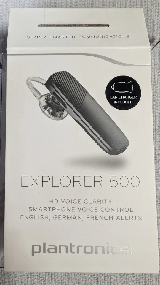Plantronics Explorer 500 Bluetooth Headset, OVP mit Zubehör - Bild 4 von 4
