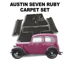 Austin Ruby Carpet Set - Wool Mix