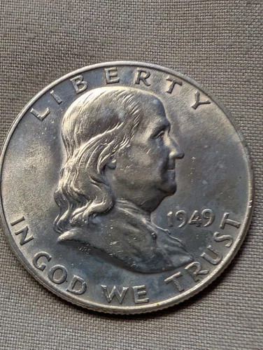 Very Choice BU 1949-S Franklin Half Dollar