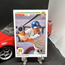 Upper Deck 1990 Star Rookie Juan Gonzalez #72 Texas Rangers MLB Baseball Card