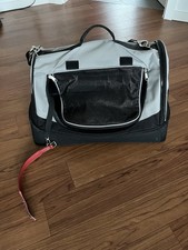 Transport-/ Flugtasche Holly für kleine Hunde, bis 15 kg, grau-schwarz + Bezüge
