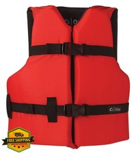 Onyx Youth Life Jacket Red Coast Guard Approved