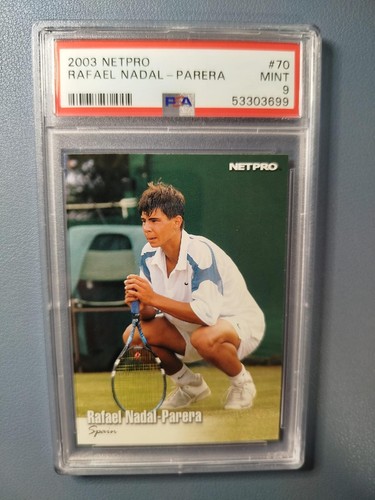 PSA 9 #70 RAFAEL NADAL PARERA 2003 RC ROOKIE NETPRO TENIS "MINT" - Imagen 7 de 14