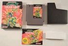CIB Teenage Mutant Ninja Turtles II 2 Arcade Nintendo NES 1990 Pizza Hut TESTED
