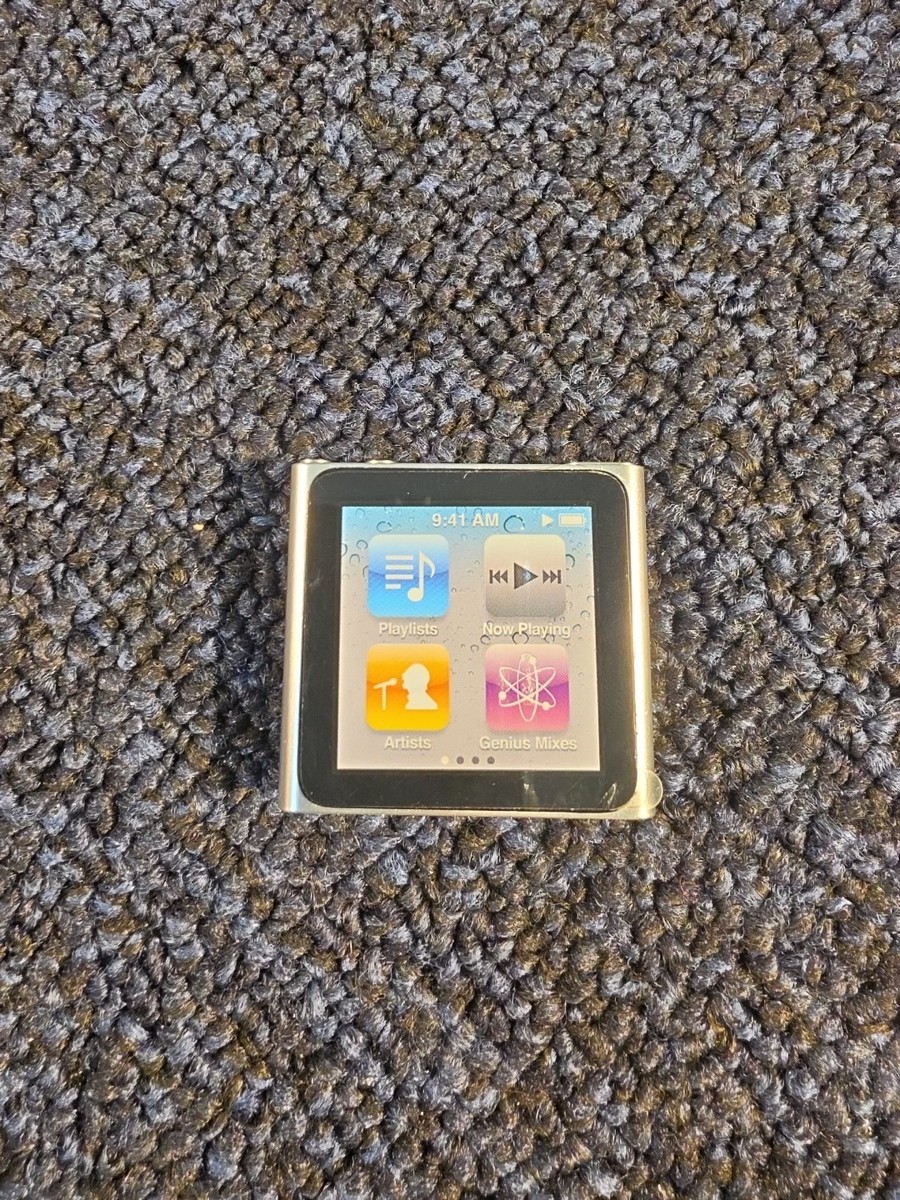 NEW NEEDS BATTERY Apple iPod Nano 6th Generation 8GB Silver A1366
