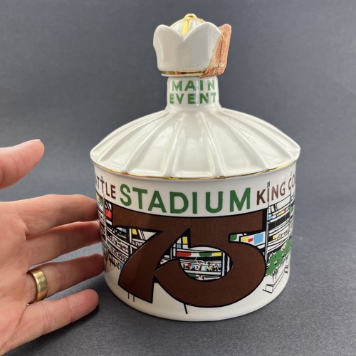 1974 Kingdome Seattle Stadium King County 75 Yrs Porcelain Decanter Clem Sprits