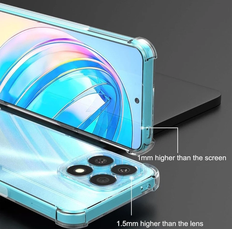 Funda Honor X8a Absorbente de Golpes Transparente Delgada Transparente Gel Transparente Estuche Cubierta Foto 3 de 4