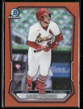 2026 Bowman #BCP-54 Rainiel Rodriguez Chrome Prospects Orange Refractor #/25