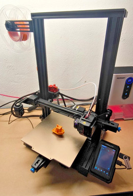 Creality Ender 3 V2   3D Drucker mit 350 mm Z-Höhenupgrade + Nebula Pad + Kamera