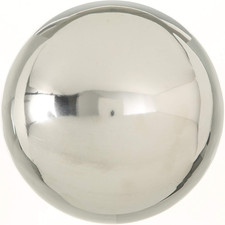 Large Crosby Street Stainless Steel Gazing Ball for Homes and Gardens, 10.75 Inc