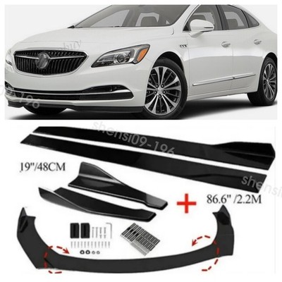 For Buick LaCrosse 2017-19 Car Front Bumper Spoiler Body Kit+Side Skirt Rear Lip