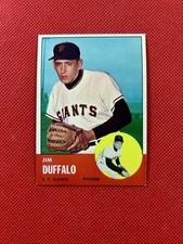 1963 Topps #567 Jim Duffalo San Francisco Giants high-end NM B63#567A1