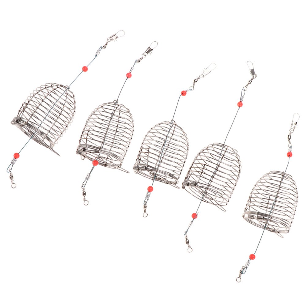 5 PCS Fishing Accessories Crab Trapping Carp Traps for Tackle Cage Feeder - Image 10
