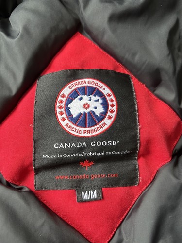 Canada Goose Red Expedition Parka – Medium – Authentic w/ Red Stamp – Needs Wash - Picture 5 of 13