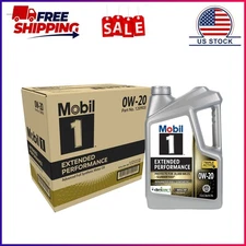 Mobil 1 Extended Performance Full Synthetic Motor Oil 0W-20, 5 Quart (Pack of 3)
