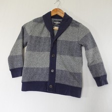OshKosh B'Gosh Boy's Toddler Striped Cardigan Button Down Sweater Sz 7