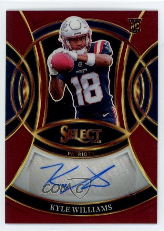 2025 Select Rookie Signatures Maroon Prizm 25/75 Kyle Williams Auto RC 1qr7