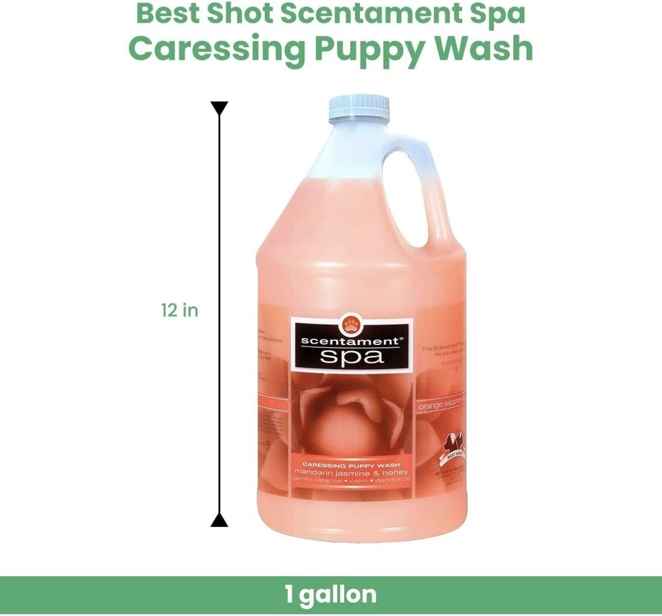 Lavado hipoalergénico para cachorros, miel de jazmín mandarina - 1 galón Foto 4 de 4