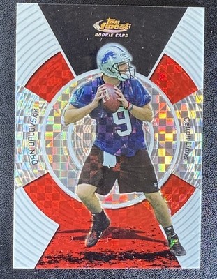 2005 Topps Finest xFractor Dan Orlovsky /250 Rookie Lions ESPN