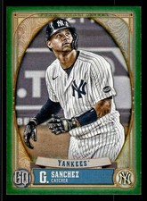 2021 Topps Gypsy Queen Green - Gary Sanchez #220 New York Yankees