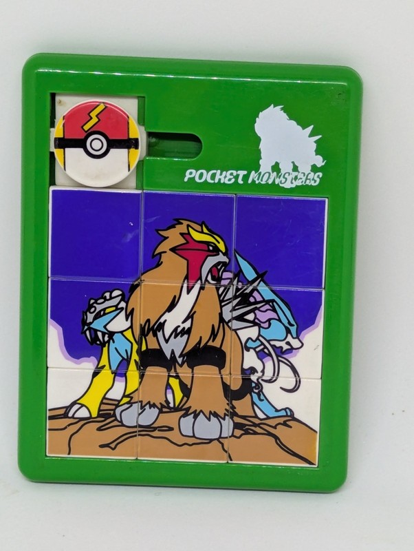 VTG 2000s Pokémon Pocket Monsters Slide Picture Matching Puzzle Banpresto 