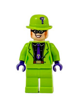 Lego Minifigure Super Heroes Batman The Riddler 76120 76137 sh0593 EUC