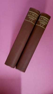 229475 Conrad Ferdinand Meyer SÄMTLICHE WERKE IN VIER BÄNDEN 2 BÜCHER HC