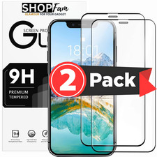 iPhone Screen Protector Tempered Glass For 17 16 15 14 13 12 Pro Max Full Cover