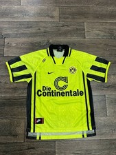Vintage Nike Borussia Dortmund BvB 1996/97 Home Football Jersey Soccer M