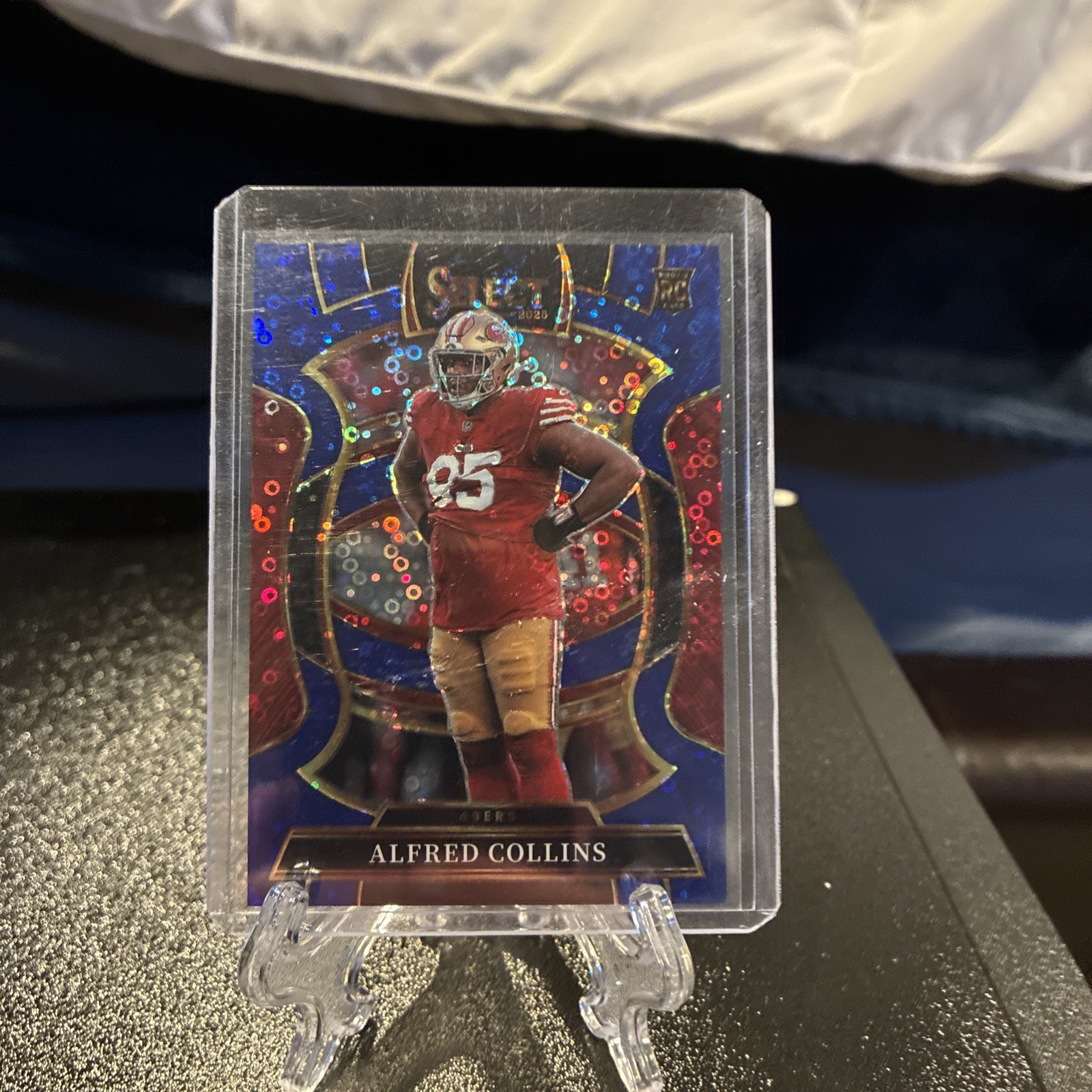 Panini 2025 Select Concourse Prizm Alfred Collins #17 Rookie 49ers /25