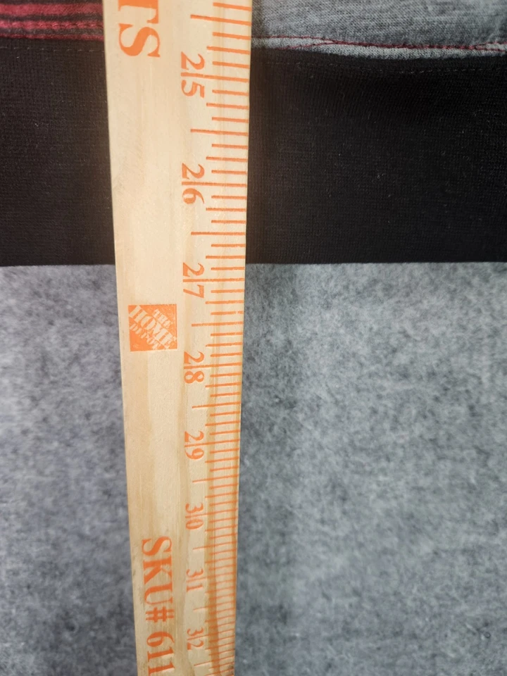 Zoo York Hoodie Youth XL Stripe Sherpa Lined Skate Full Zip Grunge Spellout - Image 4 of 4