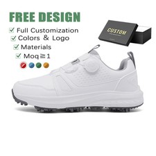 Men's Golf Training Sneakers Outdoor Walking Comfortable Golfing Flats Shoes