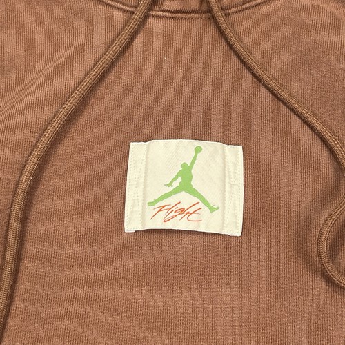 Nike Air Jordan Essential Flight x TITAN Pullover Felpa con Cappuccio Marrone DV7023-262 - TAGLIA M - Foto 3 di 8