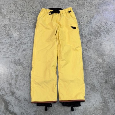 Vintage Nike ACG Clima-Fit Max Snow Pants Yellow Mens Small Outer