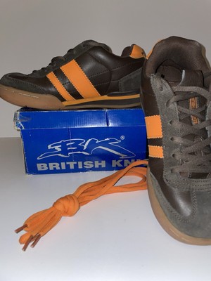 Vintage sneaker 2002 BK British Knights Gr:40/ 41, Brown/orange, Art: Nitrogen