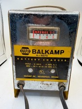 Vintage Napa Balkamp 4-4075 Battery Charger 12v Garage Shop Decor