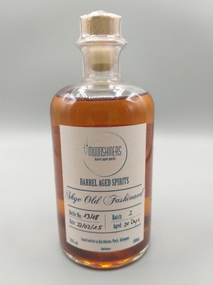 Moonshiners Barrel Aged Spirits Skye Old Fashioned 39% Alkohol Deutschland 0,5 L