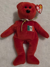 Ty Beanie Babies Mexico Bear Osito Plush NWT