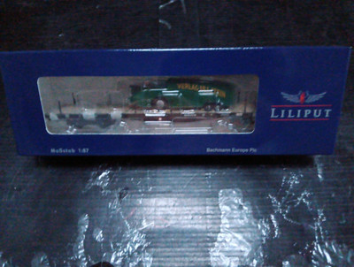 Liliput/DRG,SSl.Koln.80.072.Flachwagen.w/Rumpler,(LKW).as''Ld.''New/HO/DC/OVP/Epll