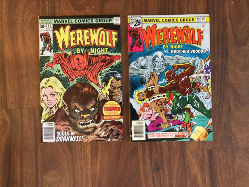 WEREWOLF BY NIGHT # 39 #40 HIGH GRADE BROTHER VOODOO APPEARANCE KEY ISSUES