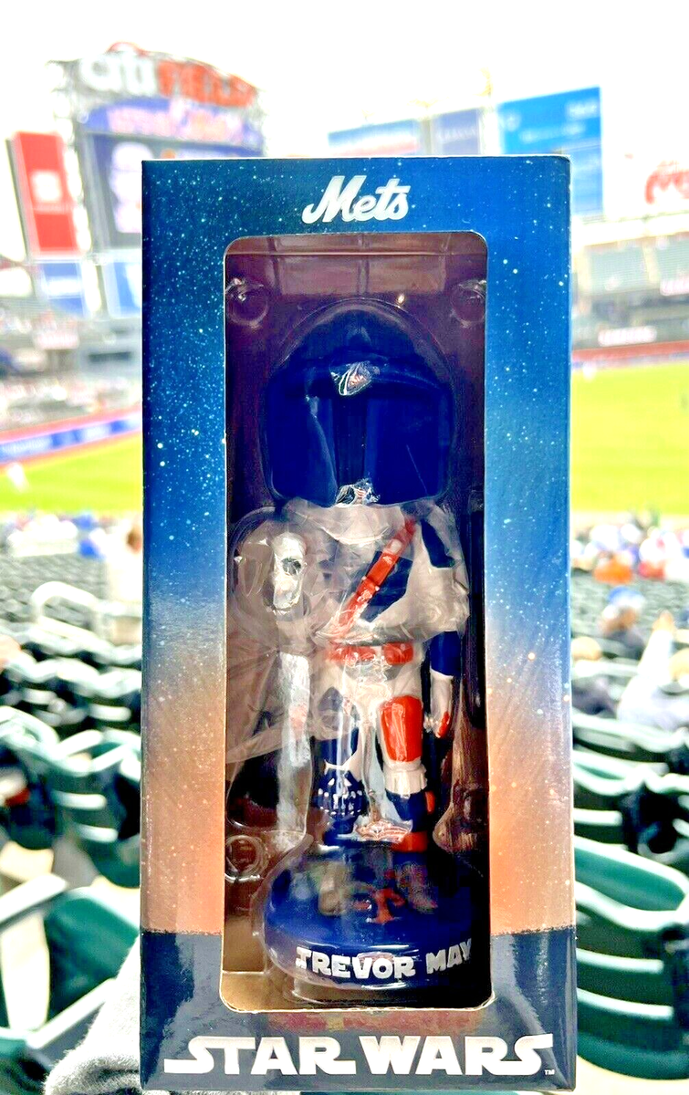 NY METS STAR WARS BOBBLEHEAD TREVOR MAY THE MANDALORIAN 5/4/2022